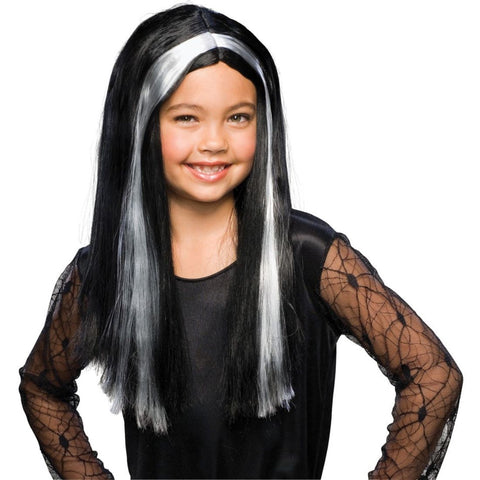 Witch G Wig -Black With Streaks