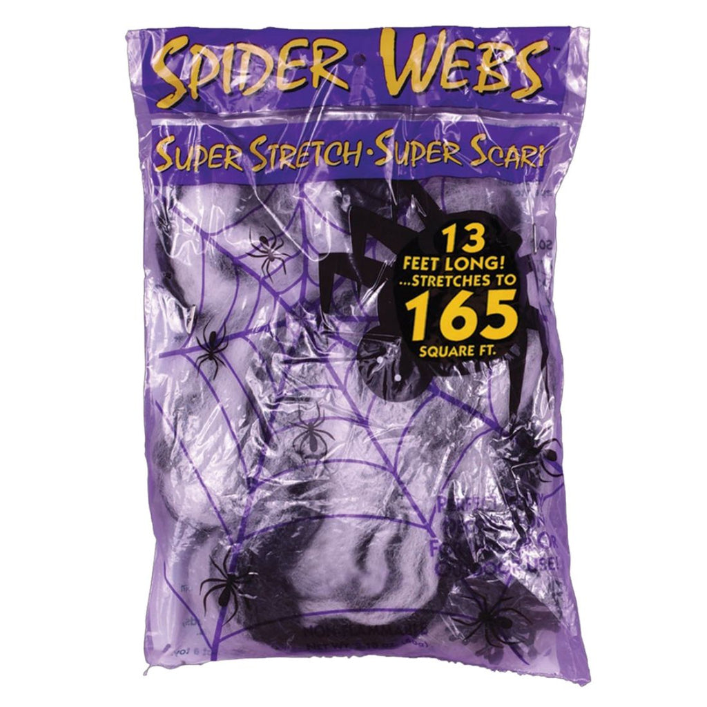 1.75 OZ Super Stretch Black & White Spider Web