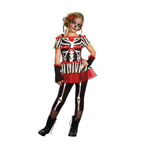 Senorita Bone-ita Girls Costume