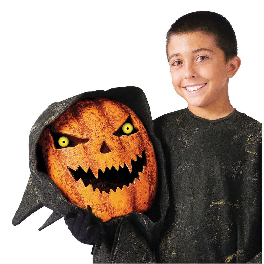 Bobble Head Pumpkin Boy Costume