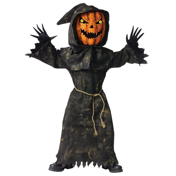 Bobble Head Pumpkin Boy Costume