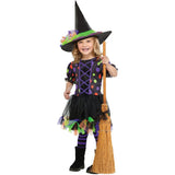 Polka Dot Witch Toddler Girl Costume
