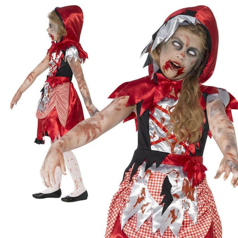 Zombie Miss Hood Girl Costume
