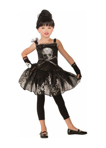 Skull Ballerina Deluxe Girls Costume 12-14