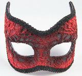 Red Lace Devil Mask