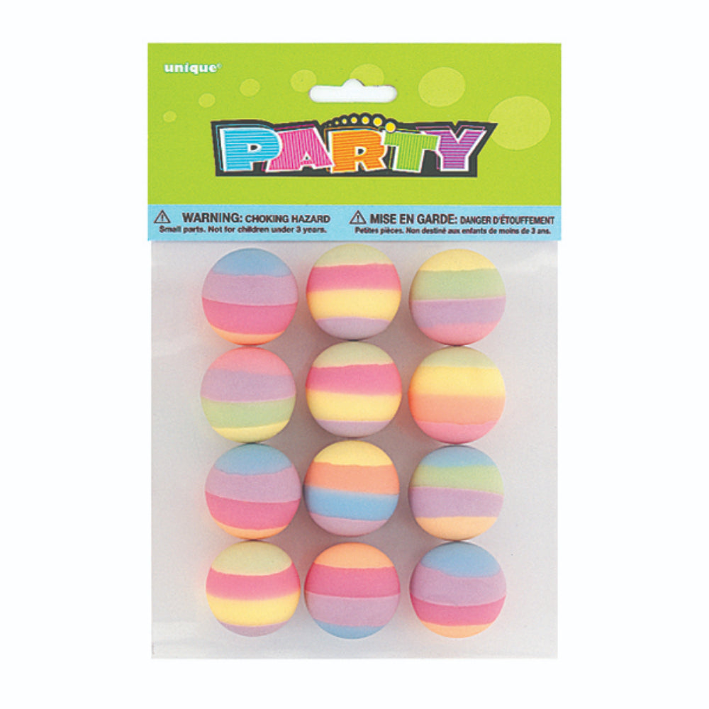 Pastel Stripe Bounce Balls
