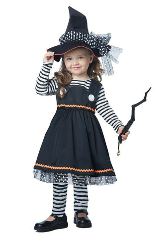 Crafty Little Witch Toddler Girls Costume 4-6