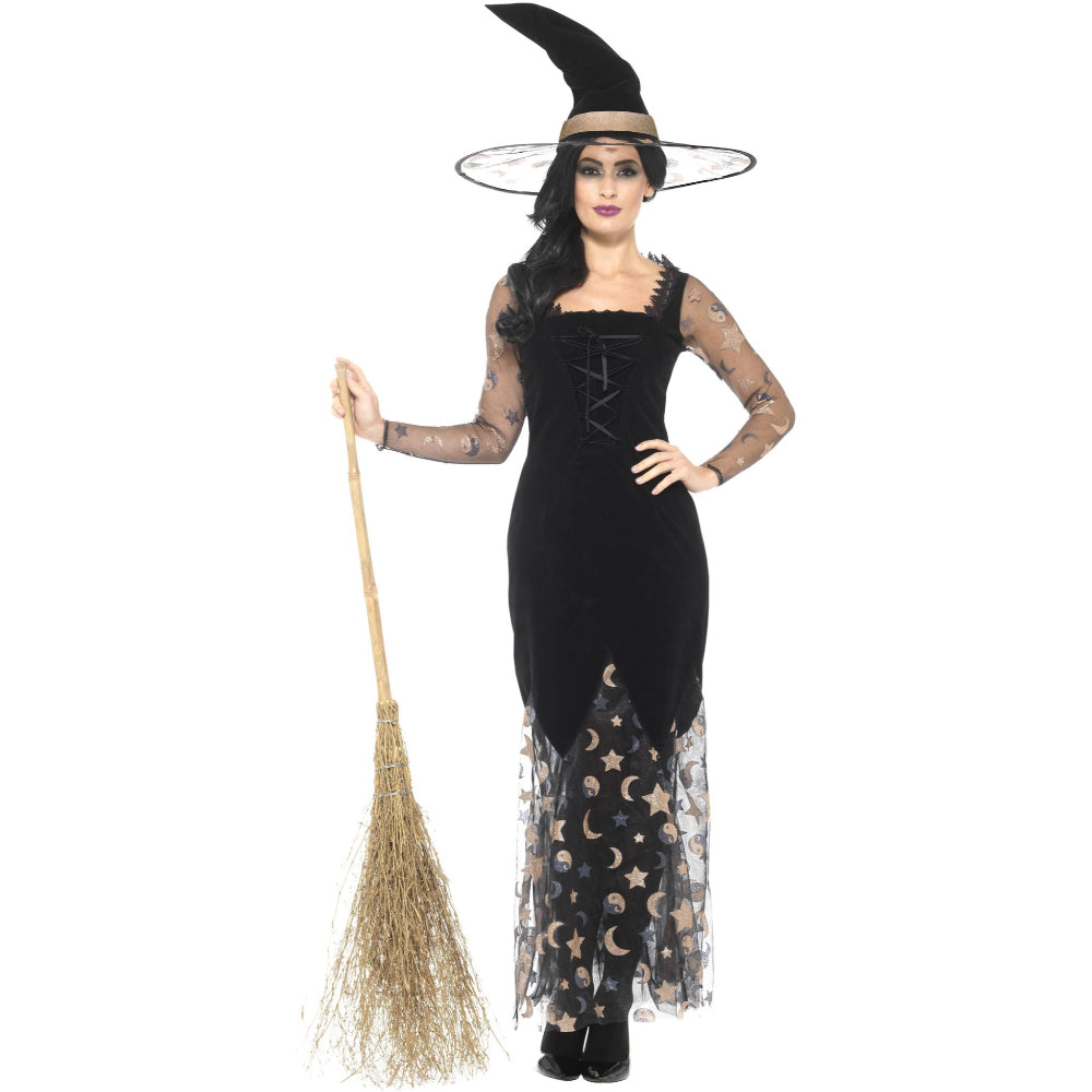  Deluxe Moon & Stars Witch Female Costume L