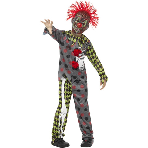 Deluxe Twisted Clown Boy Costume