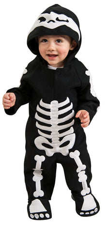 Skeleton Romper Boys Costume 1-2 Years T