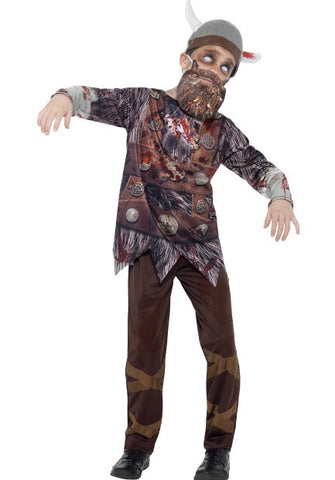 Deluxe Zombie Viking Boys Costume