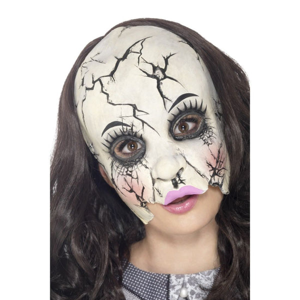 Damaged Doll Female Mask Multi Coloured