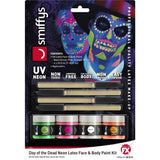 Neon Day Of The Dead Liquid Latex Kit