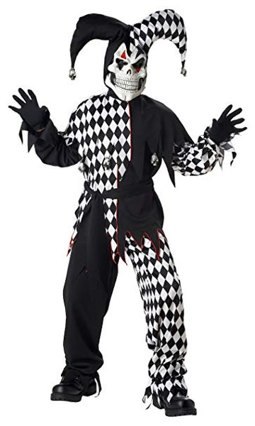 Evil Jester Boys Costume