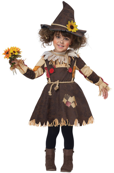 Pumpkin Patch Scarecrow Girls Costume