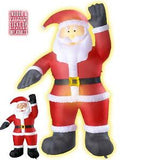  Light-Up Airblown Inflatable Santa Claus 244 Cm