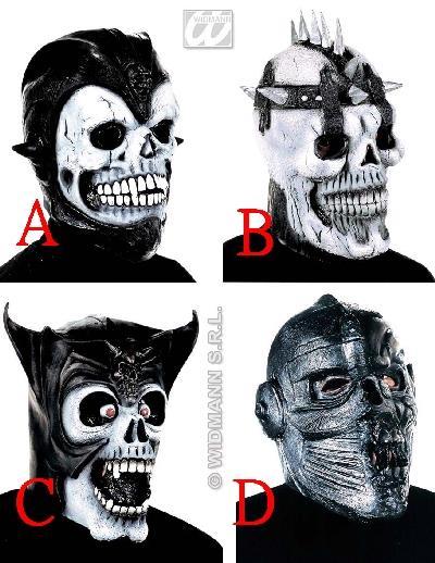 Skull Fighters Mask 4 Styles Assorted