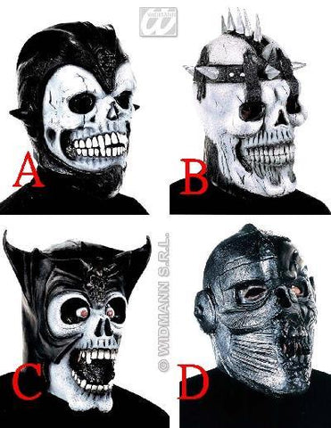 Skull Fighters Mask 4 Styles Assorted