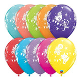  Circus Parade 11in Retail Asst. Latex Balloons 6 pieces