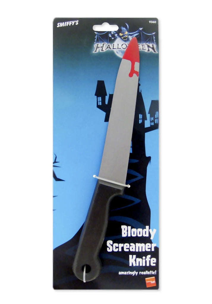 Blood Stained Screamer Knife Grey
