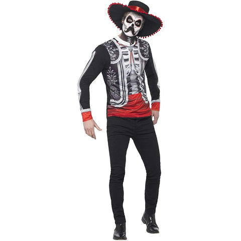 Day Of The Dead El Eñor Costume Black