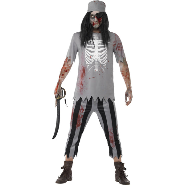 Zombie Pirate Male Costume