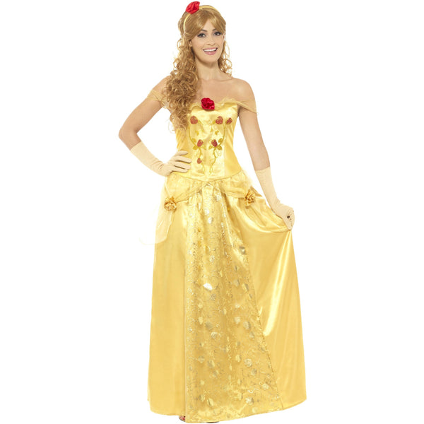  Golden Princess Female Costume Gold M