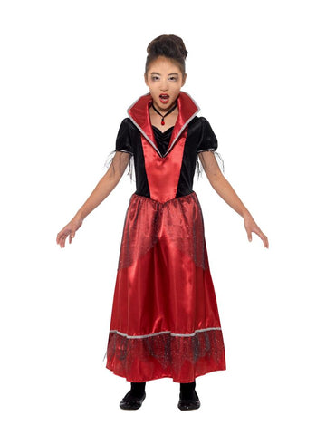 Vampire Princess Costume Black & Red