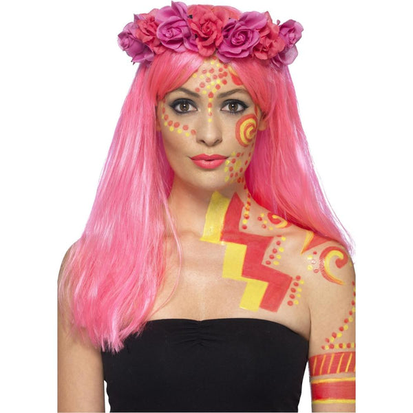 Neon Liquid Latex Kit With Pink & Yellow UV Make Up 29.57ml