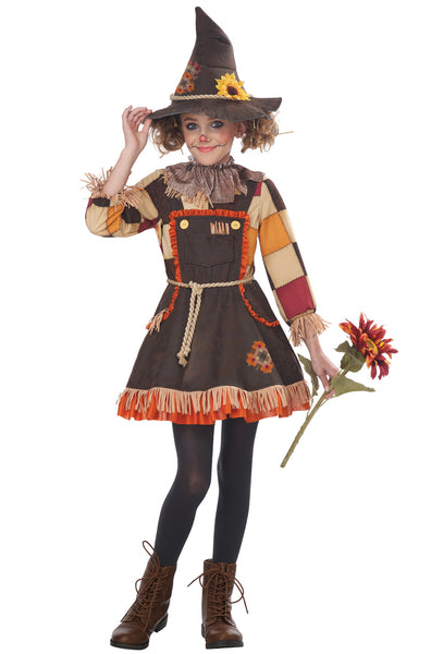 Patchwork Scarecrow Girls Costume