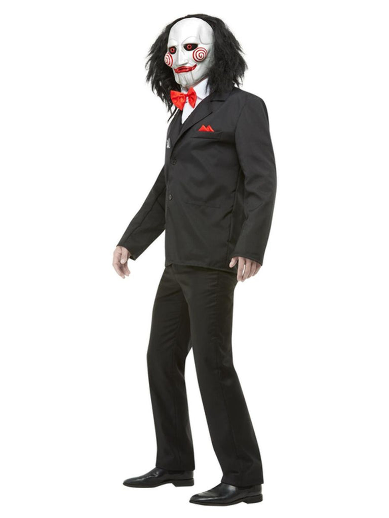 SAW Billy Costume Black with Mask Jacket Mock Waistcoat & Shirt
