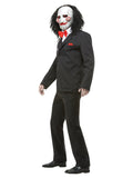 SAW Billy Costume Black with Mask Jacket Mock Waistcoat & Shirt
