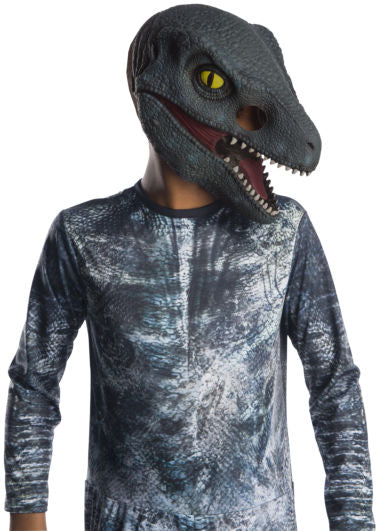 Fallen KingdoMaleVelociraptor Blue 3/4 Mask