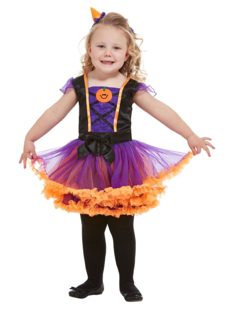 Toddler Pumpkin Witch Girls Costume Toddler