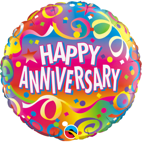 Happy Anniversary Foil Balloon