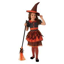 Polka Dot Witch Girls Costume