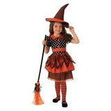 Polka Dot Witch Girl Costume