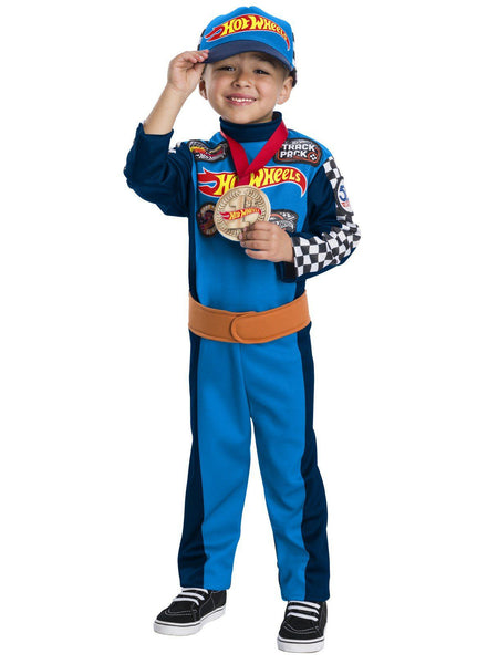 Hot Wheels Driver Jumpsuit Boy Costume