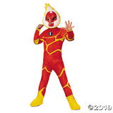 Deluxe Ben 10 Heat Blast Boy Costume