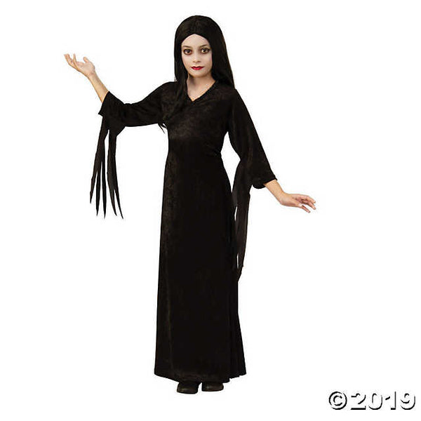 The Addams Family Morticia Dress Girl Costume