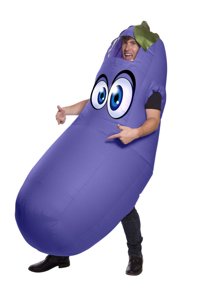 Funflatable Adult Eggplant Costume