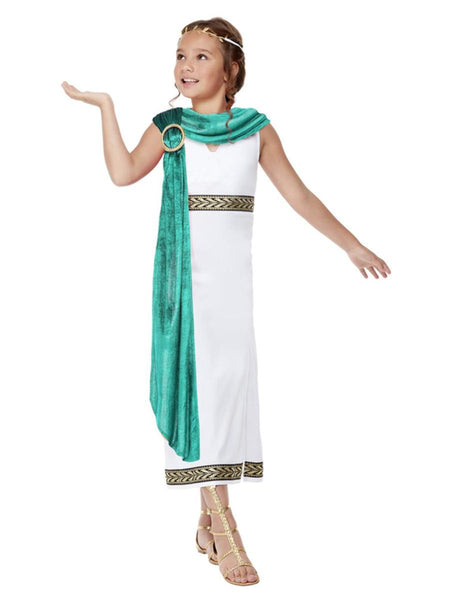 Roman Empire Deluxe Queen Toga Girl Costume