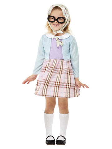 Old Lady Toddler Girl Costume 