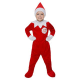 Elf on the Shelf Boy Elf Costume Red With Hat & Gloves