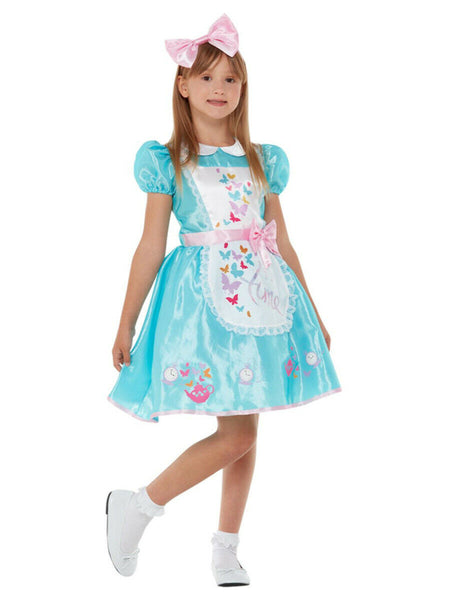 Wonderland Costume Blue Dress & Hair Accessory