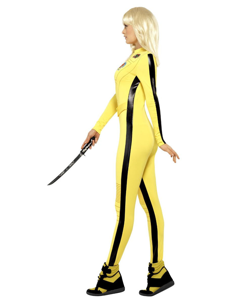Kill Bill The Bride Costume Yellow w/ Jumpsuit & Sword
