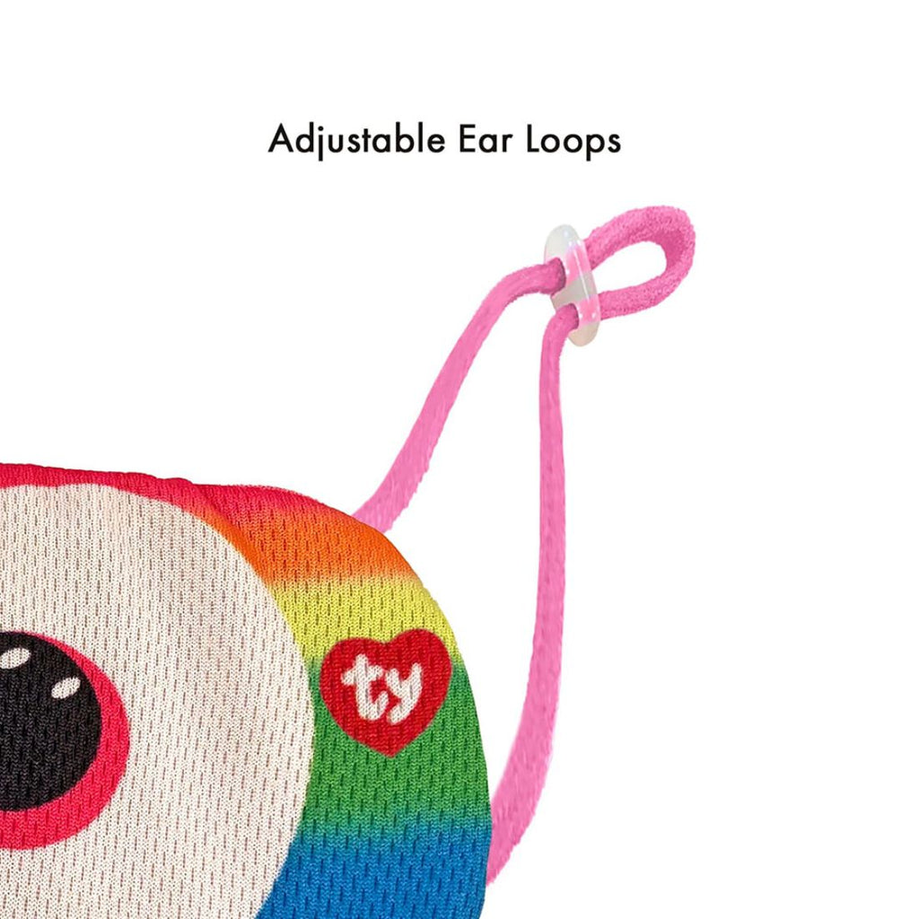 TY Kids Face Mask Owl Owen Multicolor