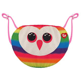 TY Kids Face Mask Owl Owen Multicolor
