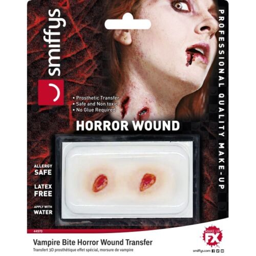 Make-Up FX Horror Transfer, Vampire Bite,
Red, Water Based