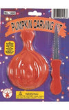 Pumpkin Carving Kit-Knife & Dish, Orange